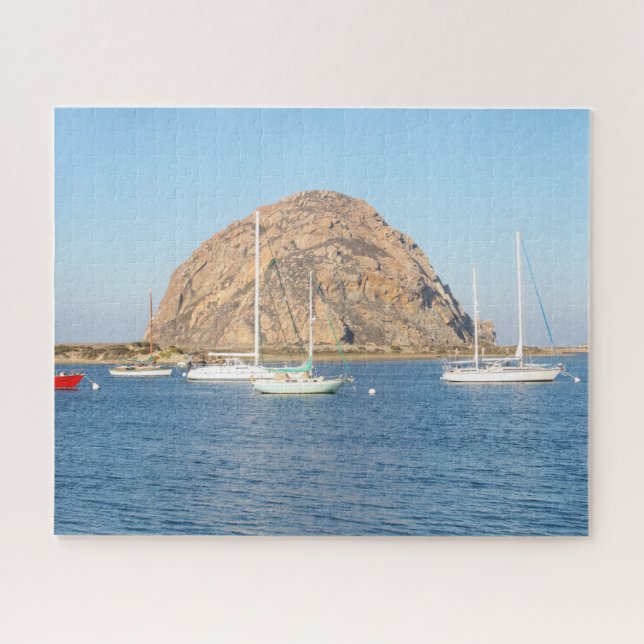 Quebra-cabeça Morro Rock, Califórnia 520-pc (Horizontal)