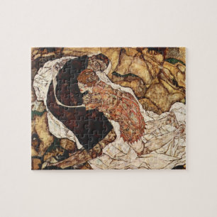 Quebra-cabeça Morte e a Donzela por Egon Schiele