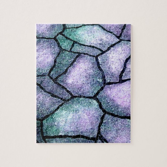 Quebra-cabeça Mosaico Azul (Vertical)
