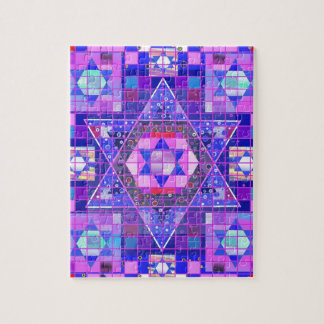 Quebra-cabeça Mosaico da estrela de David