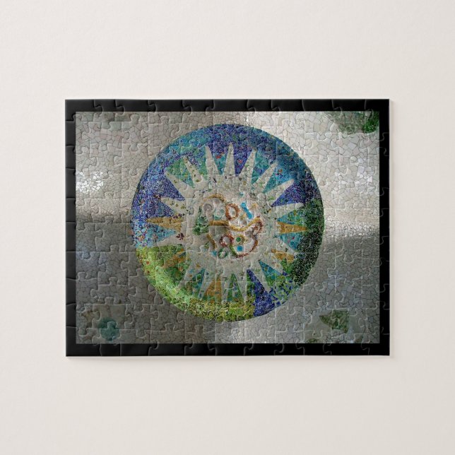 Quebra-cabeça Mosaico de Gaudi (Horizontal)