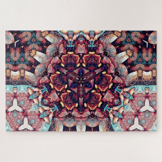 Quebra-cabeça Mosaico de Sementes de Bordo (Horizontal)