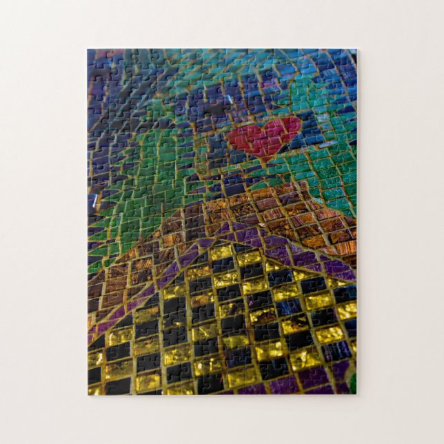Quebra-cabeça Mosaico do Coração (Vertical)