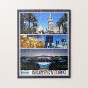 Quebra-cabeça Mosaico Montevideu - Uruguai -