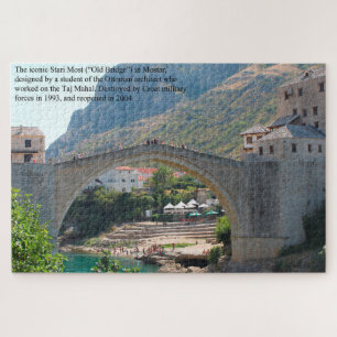 Quebra-cabeça Mostar Bósnia, Antiga Ponte Grande