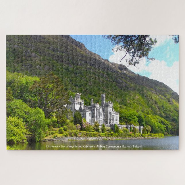 Quebra-cabeça Mosteiro de Kylemore Connemara Galway Irlanda. Que (Horizontal)