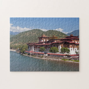 Quebra-cabeça Mosteiro de Punakha Dzong - Butão, Ásia