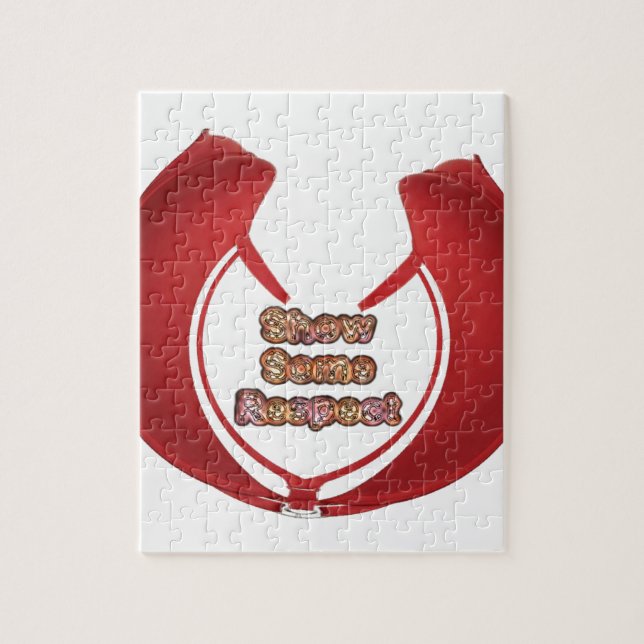 Quebra-cabeça Mostrar alguma respeito à Impressão de arte (Vertical)