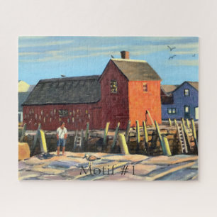 Quebra-cabeça Motif Cênico #1 Shack de Pesca Rockport
