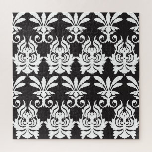 Quebra-cabeça Motifs do Ventilador Elegante no Ouro Art Deco.