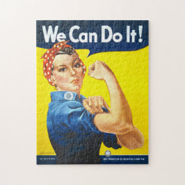 Quebra-cabeça Motivação: Rosie, o Riveter, "Podemos fazer isso!"