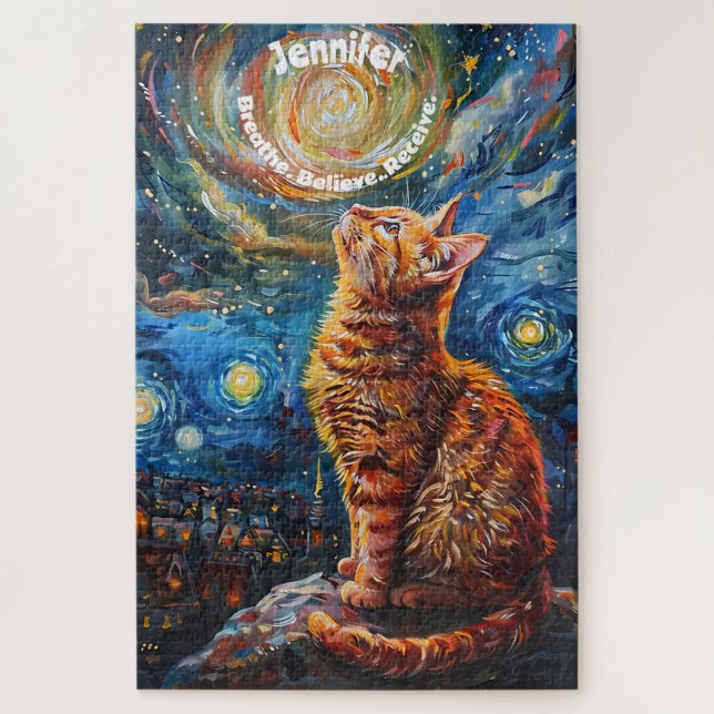 Quebra-cabeça Motivacional Van Gogh (Vertical)