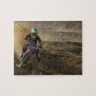 Quebra-cabeça Moto Extremamente Motocross Esporte Motocicleta