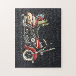 Quebra-cabeça Motocicleta bonito