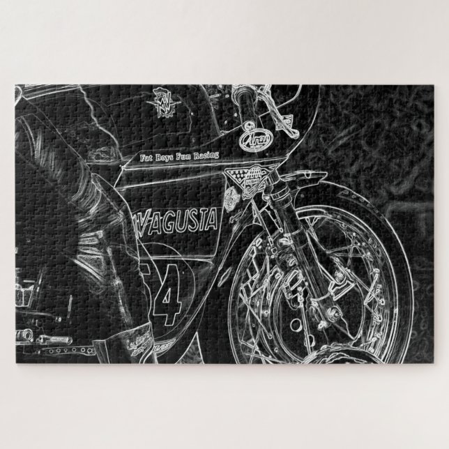 Quebra-cabeça Motociclo 1 20x30 1014pc jpcnm (Horizontal)