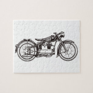 Quebra-cabeça Motociclo clássico III