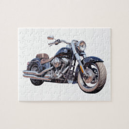 Quebra-cabeça Motociclo de aquarelas