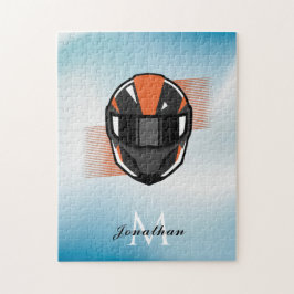 Quebra-cabeça Motografia Personalizada de Autocruz de Corrida de