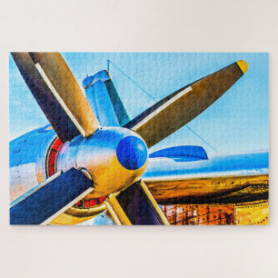 Quebra-cabeça Motor Turboprop Grande, Propulsores