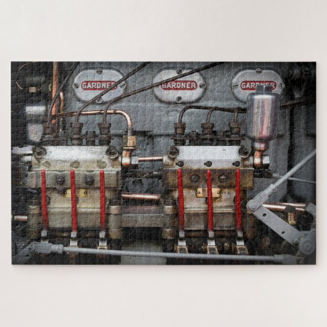 Quebra-cabeça Motores a diesel. (Horizontal)