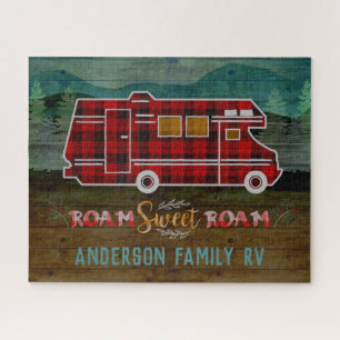 Quebra-cabeça Motorhome rv Campista Viagem Van Rústico