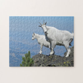 Quebra-cabeça Mountain Goats White Willife Foto