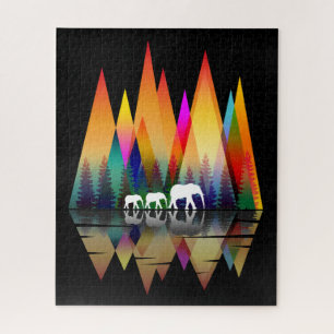 QUEBRA-CABEÇA MOUNTAIN RAINBOW ELEPHANT