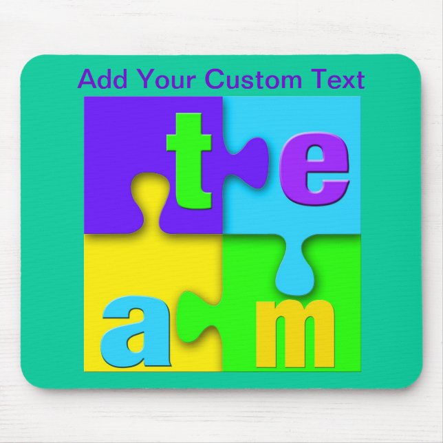 Quebra-cabeça Mousepad da equipe (Frente)