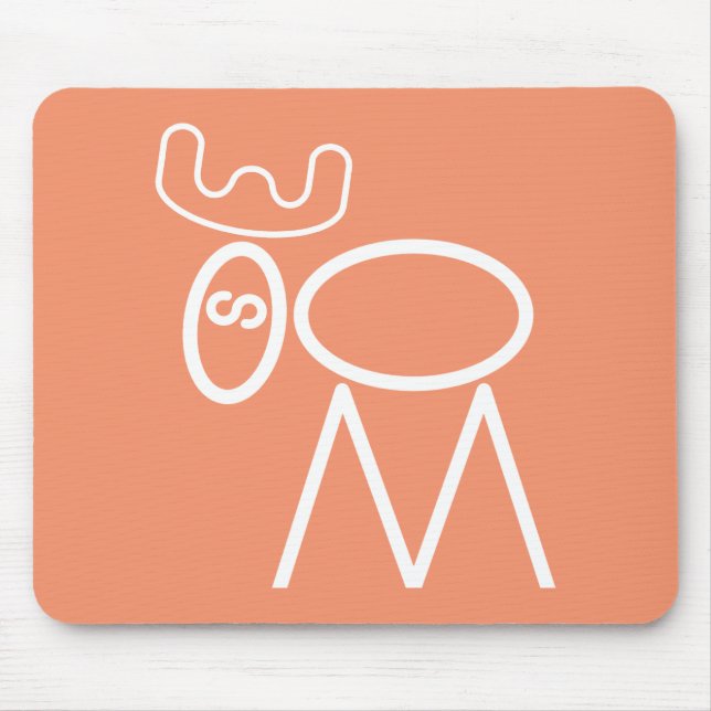 Quebra-cabeça Mousepad dos alces (Frente)