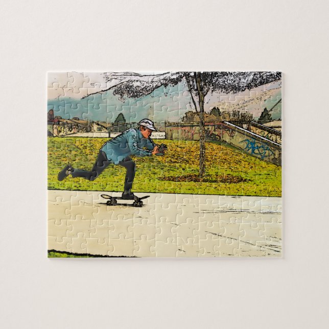 Quebra-cabeça Movimentações de Filmes - Skateboarder (Horizontal)