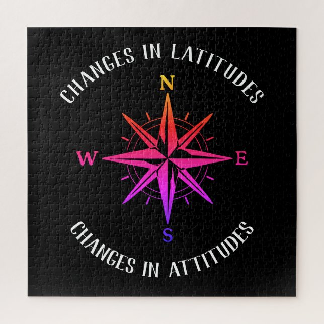Quebra-cabeça Mudanças em latitudes, mudanças em atitudes (Vertical)