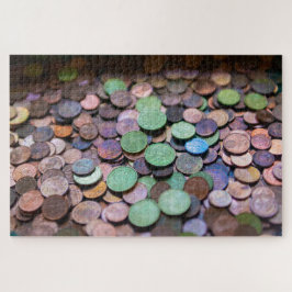 Quebra-cabeça Muitas moedas de euro numa oferta - Difícil