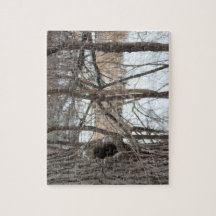 Quebra-cabeça muito difícil da cena do inverno da