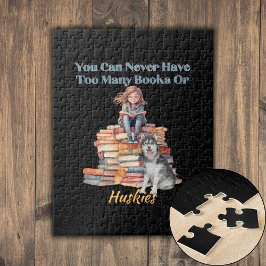Quebra-cabeça Muitos Livros ou Huskies