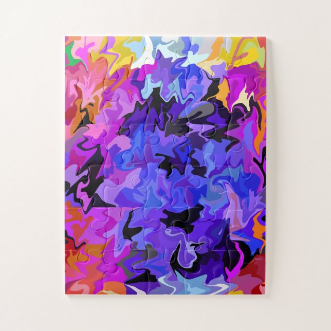 Quebra-cabeça Muitos Rostos... (Vertical)