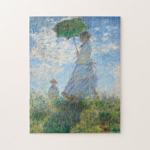 Mulher Claude Monet com Parasol / La Promenade