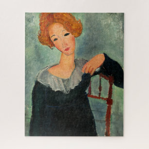 Quebra-cabeça Mulher com Cabelo Vermelho por Amedeo Modigliani