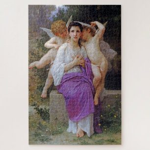 Quebra-cabeça Mulher com Cupido, Bouguereau
