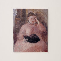 Mulher com gato (de Edouard Manet)