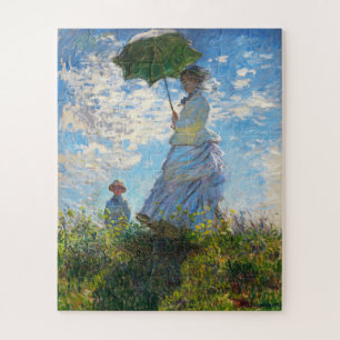 Quebra-cabeça Mulher com Parasol por Claude Monet