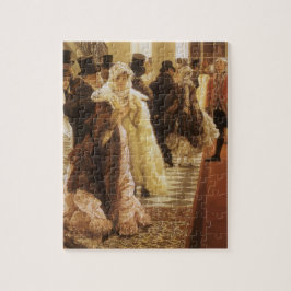 Quebra-cabeça Mulher da moda por Tissot, Vintage, Arte Vitoriana