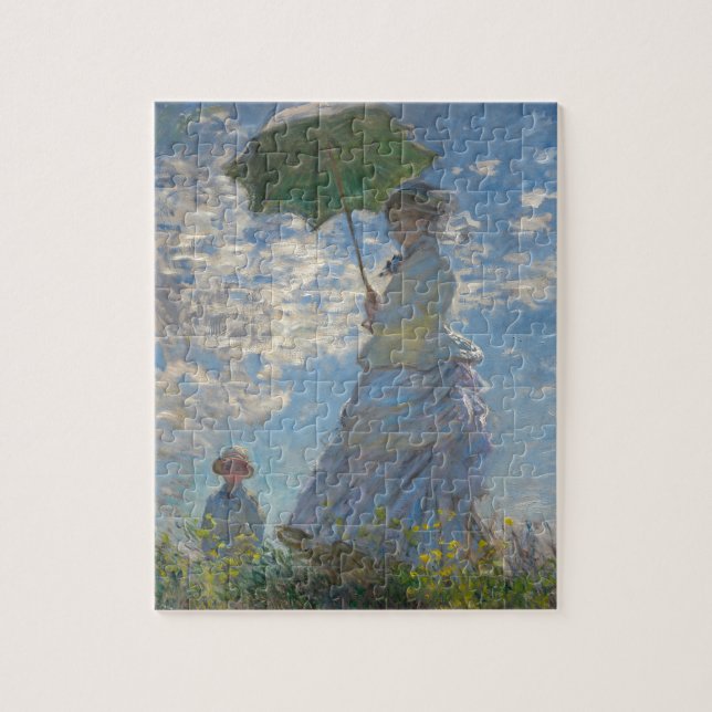 Quebra-cabeça Mulher de Monet com um parasol (Vertical)