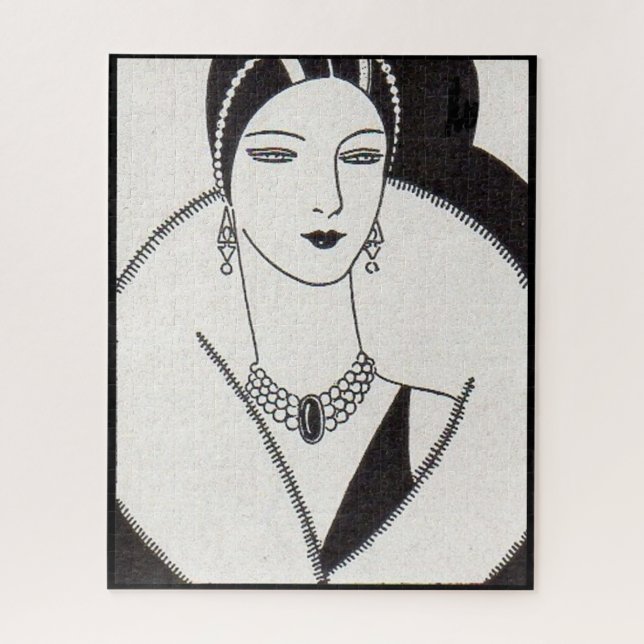 Quebra-cabeça Mulher deco de 1928 (Vertical)