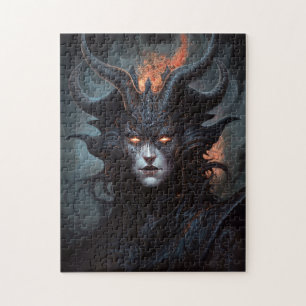 Quebra-cabeça Mulher demônio: Rainha Dark Fantasy Art
