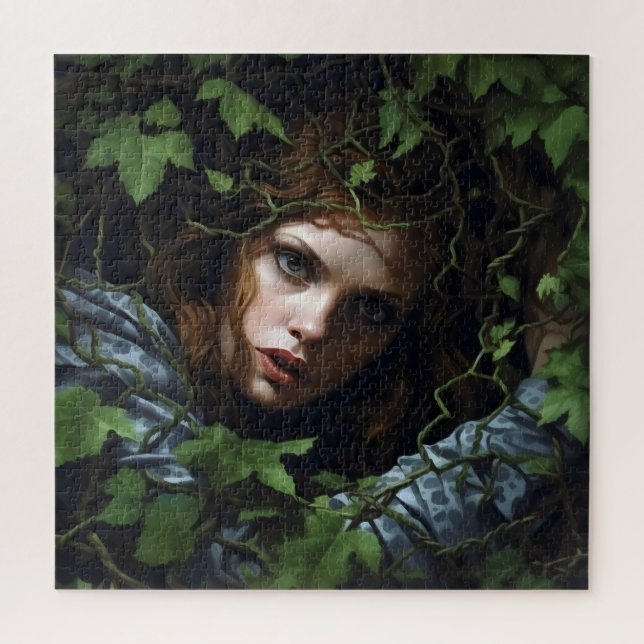 Quebra-cabeça Mulher Florestal (Vertical)