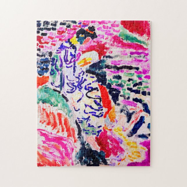 Quebra-cabeça Mulher japonesa ao lado da água, Matisse (Vertical)