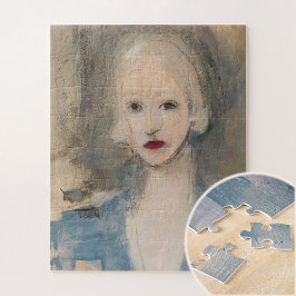 Quebra-cabeça Mulher loira, Helene Schjerfbeck