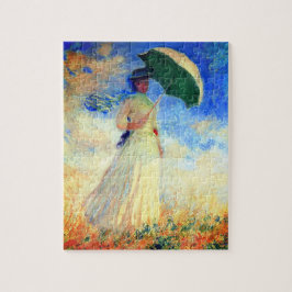 Quebra-cabeça Mulher Monet com Parasol à Direita
