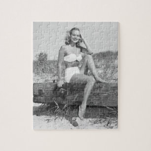 Quebra-cabeça Mulher no biquini