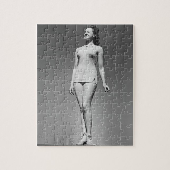 Quebra-cabeça Mulher no roupa de banho (Vertical)